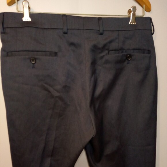 Michael Kors Mens Suit Pants 33x30 Blue Solid Modern Fit Airsoft Stretch PreOwn - Picture 8 of 10